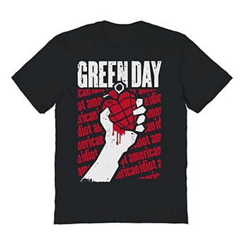 Men's American Idiot Repeat Green Day Graphic Tee