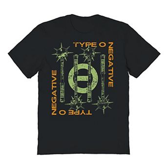 Men's 4 Maces Logo Type O Negative Graphic Tee
