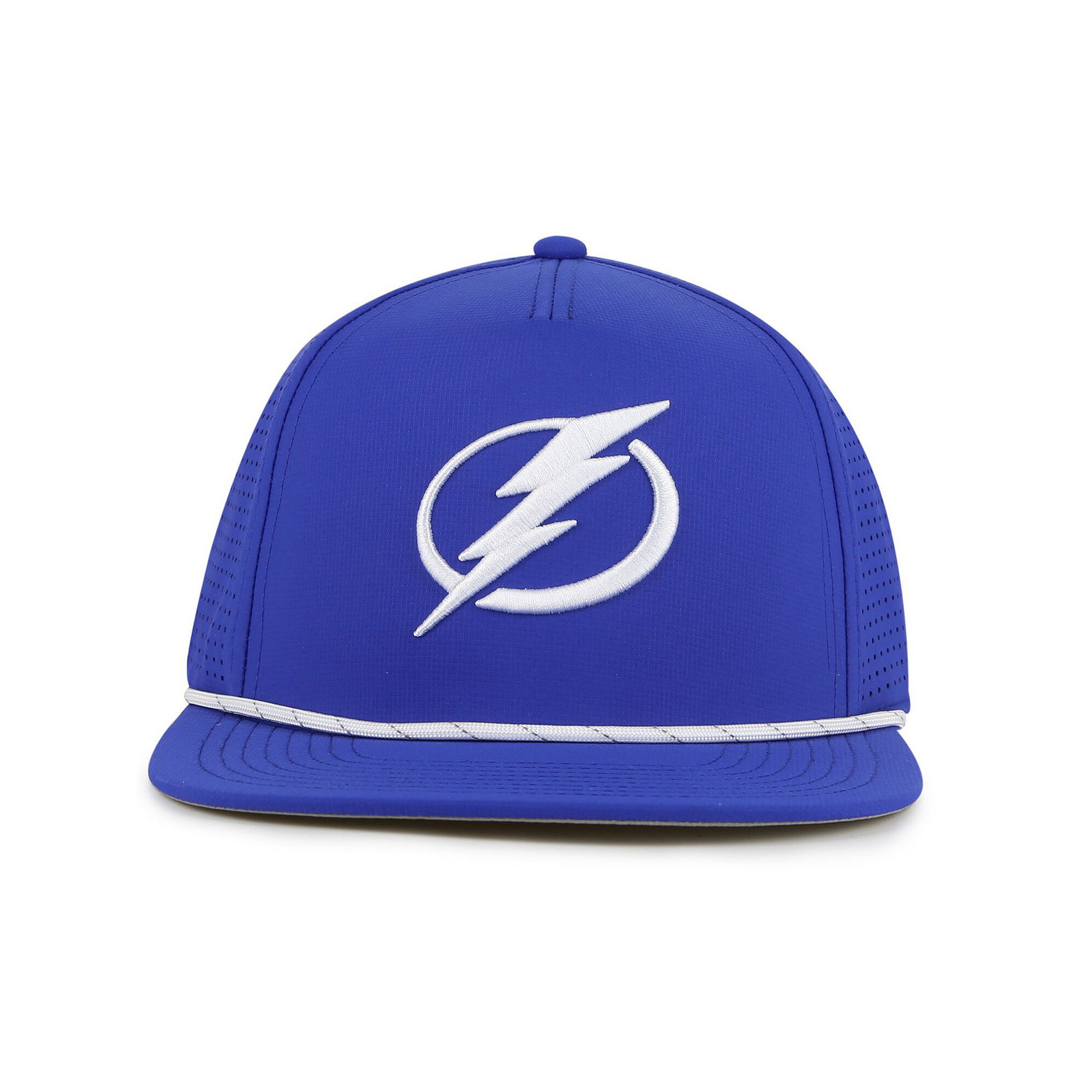 Mens American Needle  Blue Tampa Bay Lightning Buxton Pro Tech Adjustable 