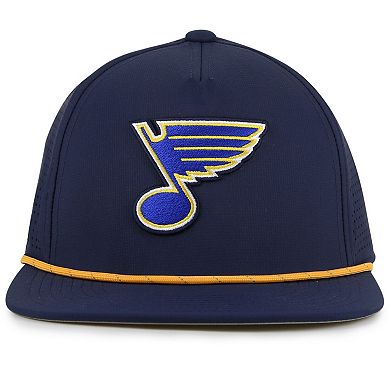 Men's American Needle Navy St. Louis Blues Buxton Pro Tech Adjustable Hat