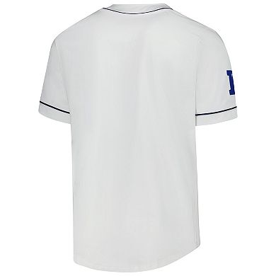Men's Starter White Chicago Bears Relay Full-Button Baseball Jersey
