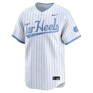Men's Nike White North Carolina Tar Heels College Limited Baseball Jersey