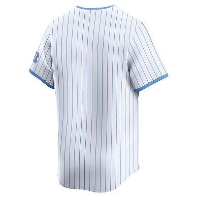 Men's Nike White North Carolina Tar Heels College Limited Baseball Jersey
