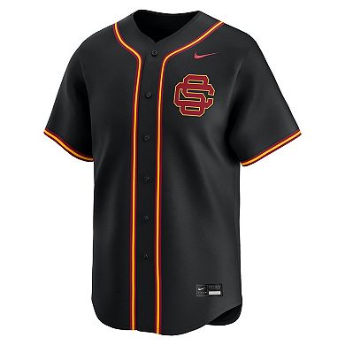 Men's Nike Black USC Trojans College Limited Baseball Jersey