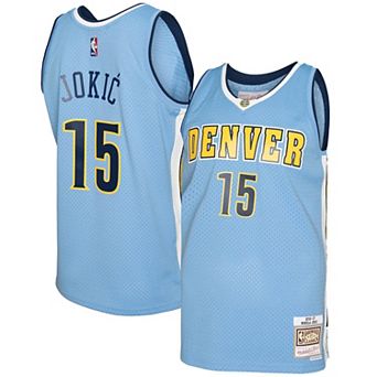 Men's Mitchell & Ness Nikola Jokic Light Blue Denver Nuggets 2016/17 Swingman Jersey
