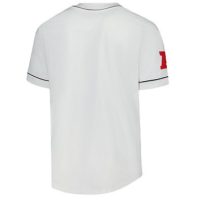 Men's Starter White Cincinnati Bengals Relay Full-Button Baseball Jersey