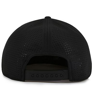 Men's American Needle Black Vegas Golden Knights Buxton Pro Tech Adjustable Hat