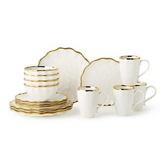Certified International Regency Gold 16 pc Dinnerware Set