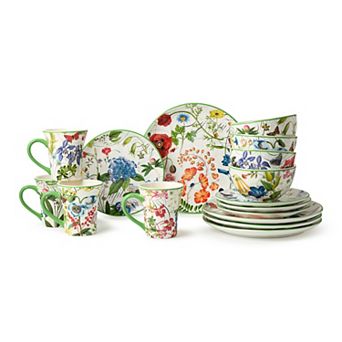 Certified International Green House 16 pc Dinnerware Set
