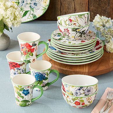 Certified International Green House 16-pc. Dinnerware Set