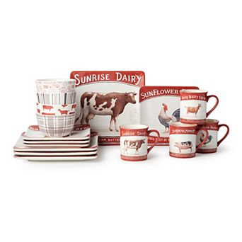 Certified International Vintage Farm 16 pc Dinnerware Set