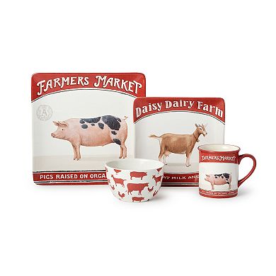 Certified International Vintage Farm 16 Piece Dinnerware Set