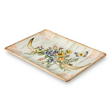 Certified International Rosewood Rectangle Serving Platter