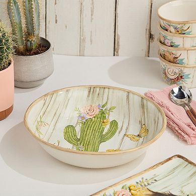 Certified International Rosewood Ceramic Serving Pasta Bowl