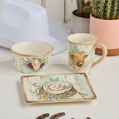 Certified International Rosewood Ice Cream Bowl 4-piece Set