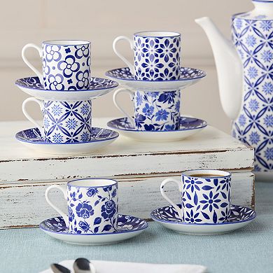 Certified International Madison 6-pc. Cup & Saucer Set