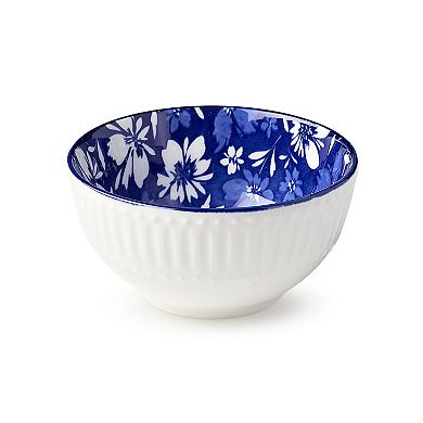 Certified International Madison Ribbed All Purpose Bowls 6-piece Set