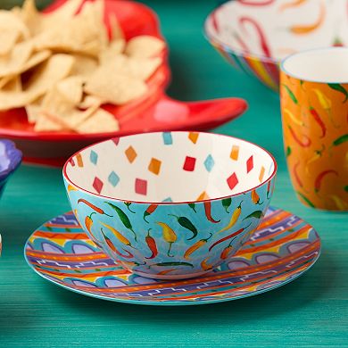 Certified International Caliente All Purpose Large Bowls Set of 6