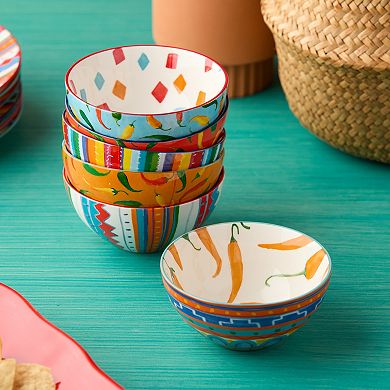 Certified International Caliente All Purpose Small Bowls Set of 6