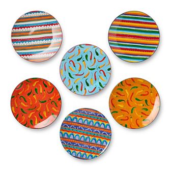 Certified International Caliente Salad Plates Set of 6