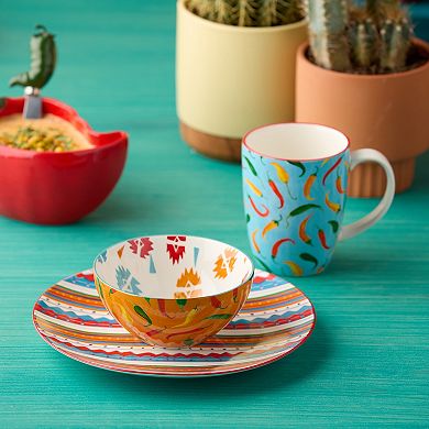 Certified International Caliente Salad Plates Set of 6