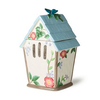Certified International Flora Birdhouse Cookie Jar