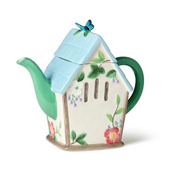 Certified International Flora Birdhouse 32-oz. Teapot