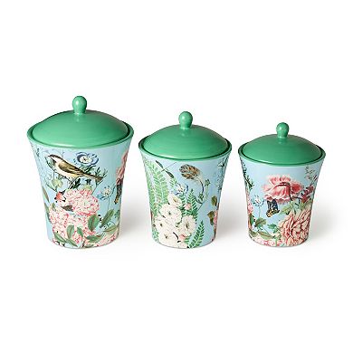 Certified International Flora Canister Set of 3