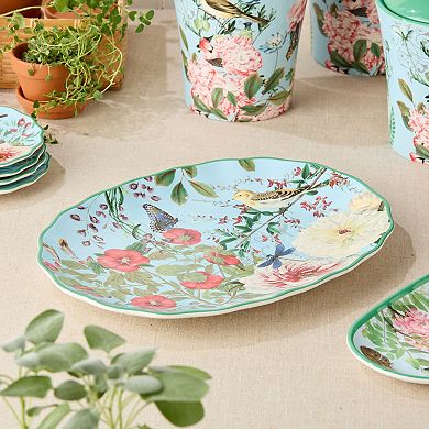 Certified International Flora Oval Serving Platter