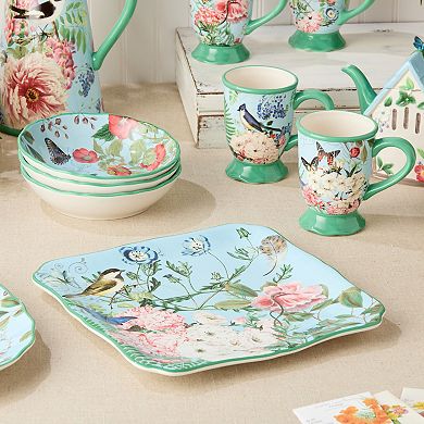 Certified International Flora Square Serving Platter