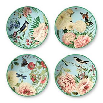 Certified International Flora Soup Bowls 4 pc Set