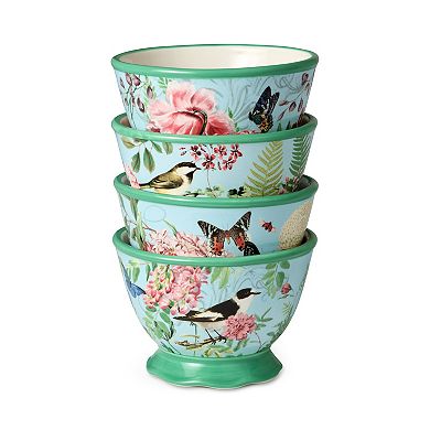 Certified International Flora Ice Cream Bowl 4-piece Set