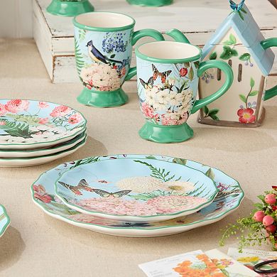 Certified International Flora Salad Plate 4-piece Set
