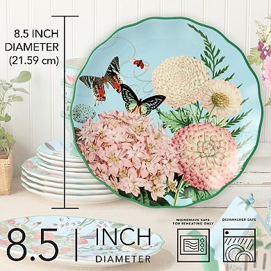 Certified International Flora Salad Plate 4-piece Set