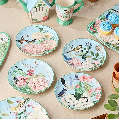 Certified International Flora Salad Plate 4-piece Set