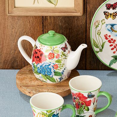 Certified International Greenhouse 36-oz. Teapot