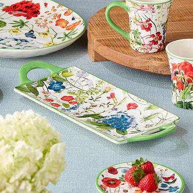 Certified International Greenhouse Rectangular Serving Platter