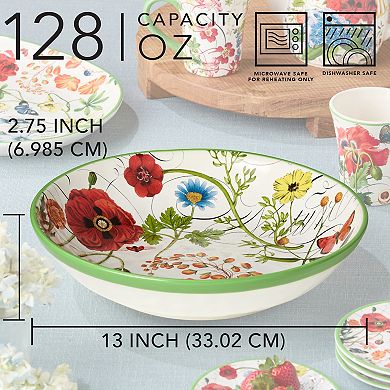 Certified International Greenhouse 128-oz. Serving Bowl