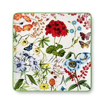 Certified International Greenhouse Square Serving Platter