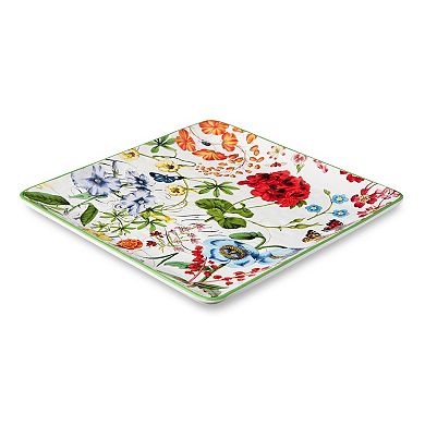 Certified International Greenhouse Square Serving Platter