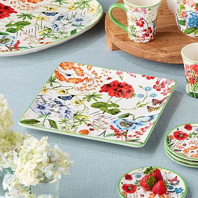 Certified International Greenhouse Square Serving Platter