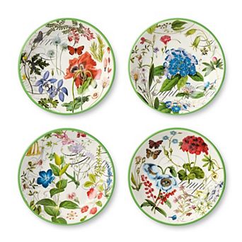 Certified International Greenhouse Soup Bowl 4 pc Set