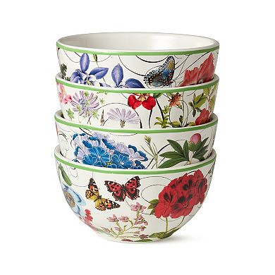 Certified International Greenhouse Ice Cream Bowl 4-piece Set