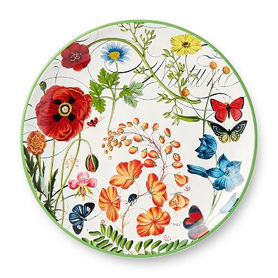 Certified International Greenhouse Dinner Plate 4-piece Set