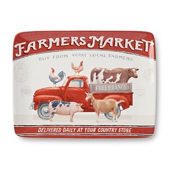 Certified International Vintage Farm Rectangular Platter