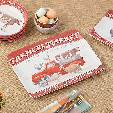Certified International Vintage Farm Rectangular Platter