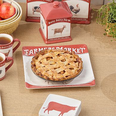Certified International Vintage Farm Square Platter