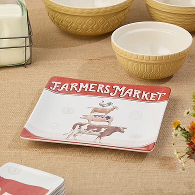 Certified International Vintage Farm Square Platter