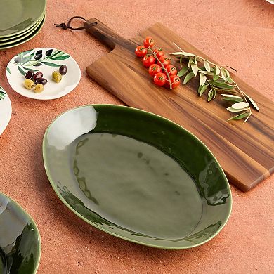 Certified International Verde Oval Platter