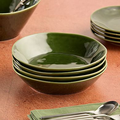 Certified International Verde 4-pc. Soup Bowl Set